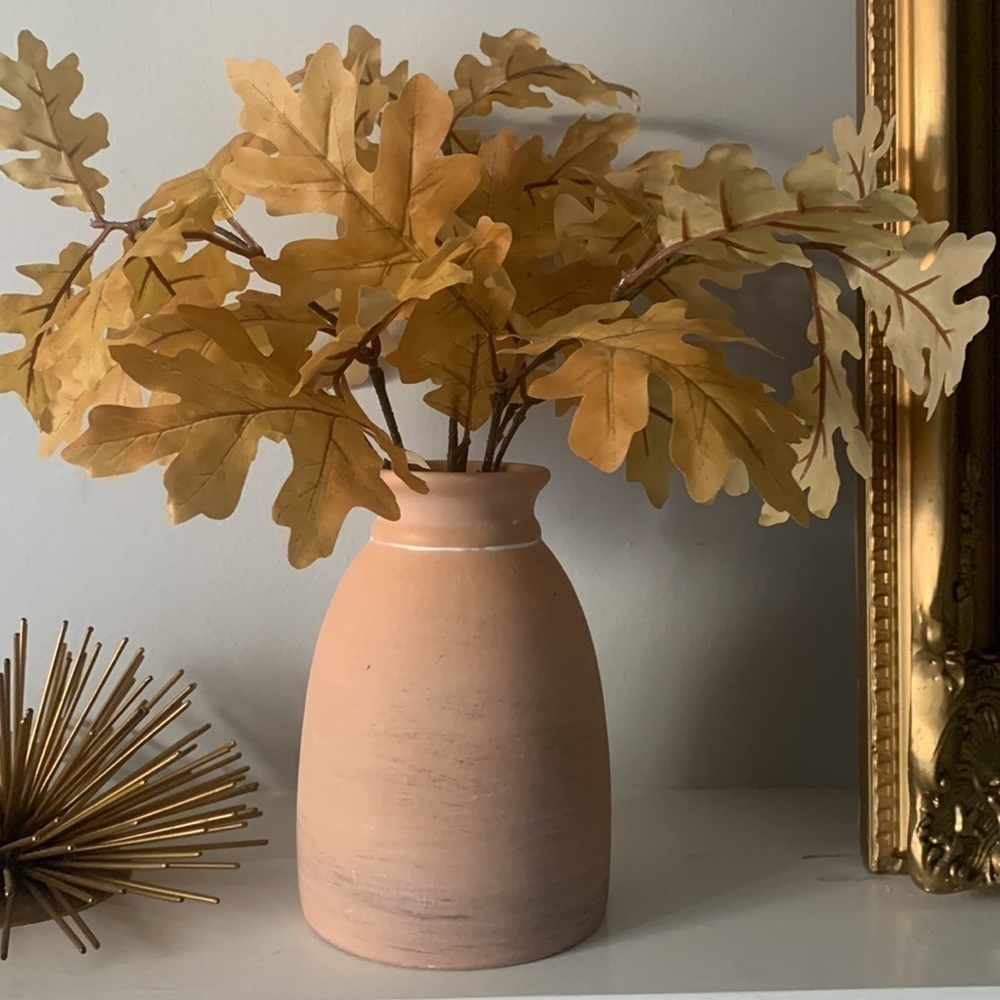Decorative Tabletop Plant Arrangement fall vase‎